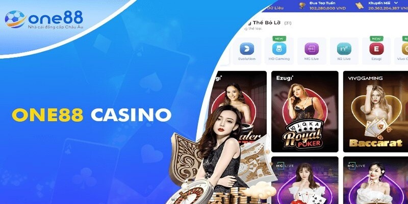 Những tựa game hấp dẫn tại sảnh live casino One88