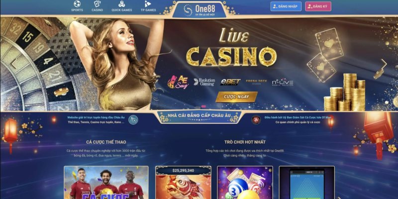 Live casino one88 – Sân chơi đỉnh cao đồng hành cùng cược thủ 2023